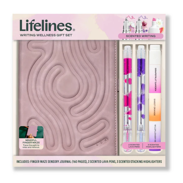 Writing Wellness Journal Set - Dusty Pink