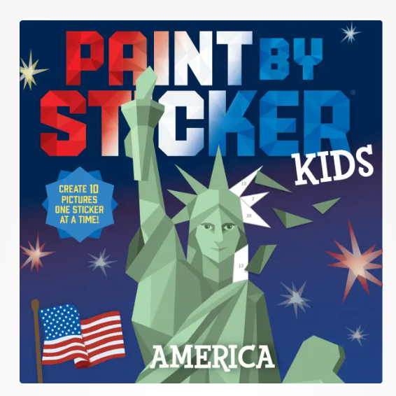 Paint by Sticker Kids: America
