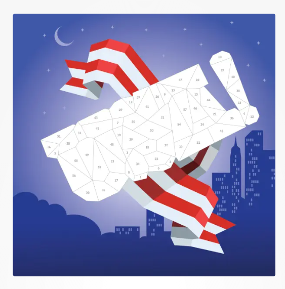 Paint by Sticker Kids: America