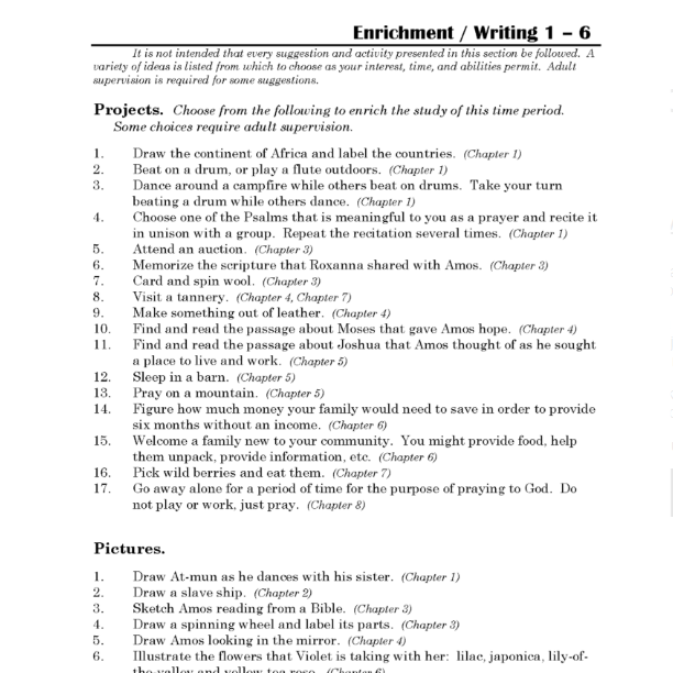 Amos Fortune Free Man Discovery Guide
