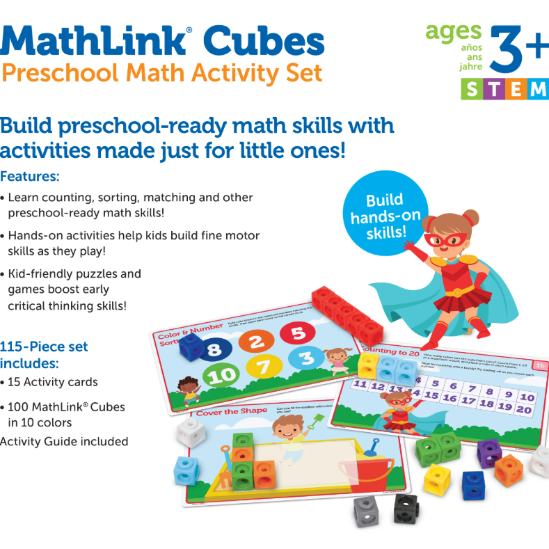 MathLink® Cubes PreK Activity Set