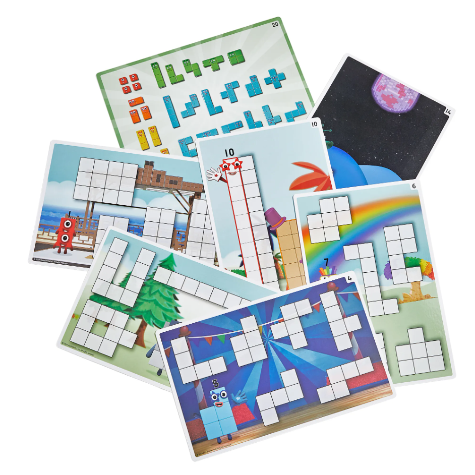 Numberblocks Wooden Building Blocks Activity Set