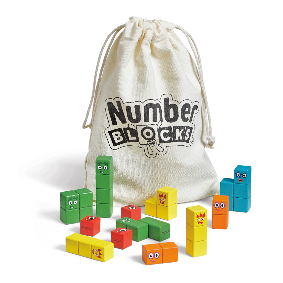 Numberblocks Wooden Building Blocks Activity Set