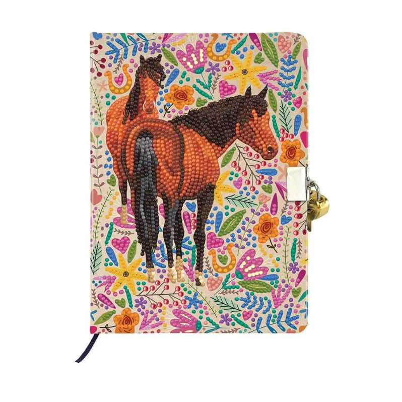Horse Art Secret Diary Crystal Art