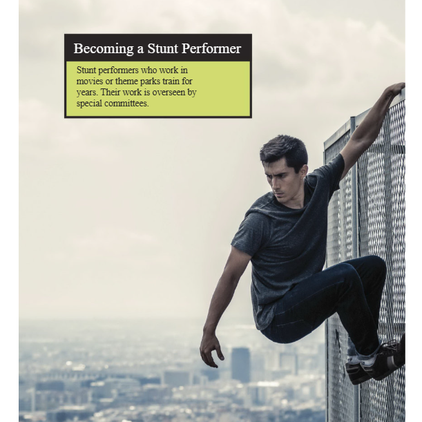 Stunt Performers Reader Grade 4-8