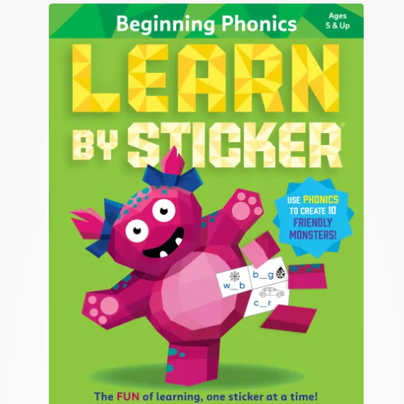 Learn by Sticker: Beginning Phonics