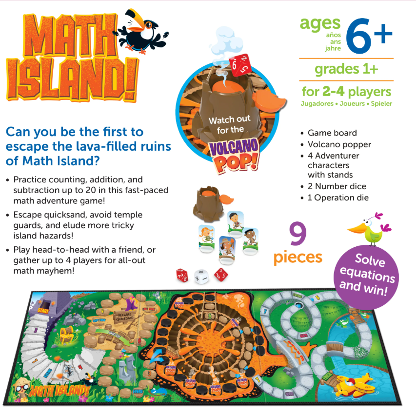 Math Island! Addition & Subtraction Game