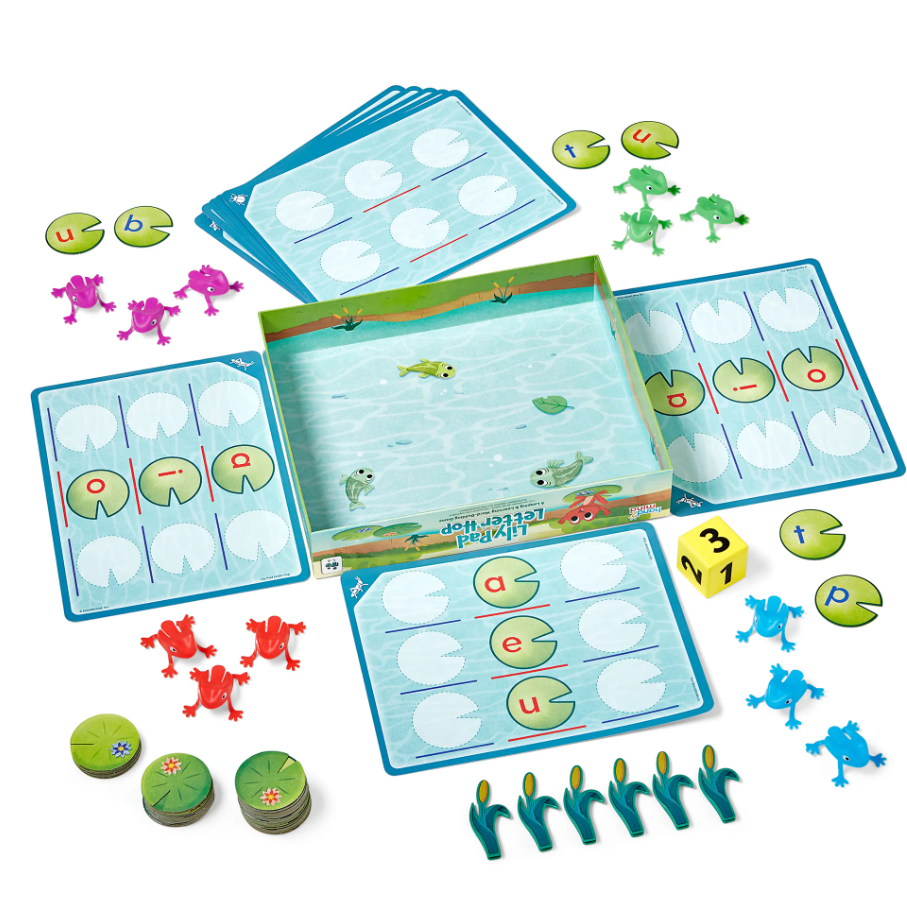 Lily Pad Letter Hop Word-Building Game
