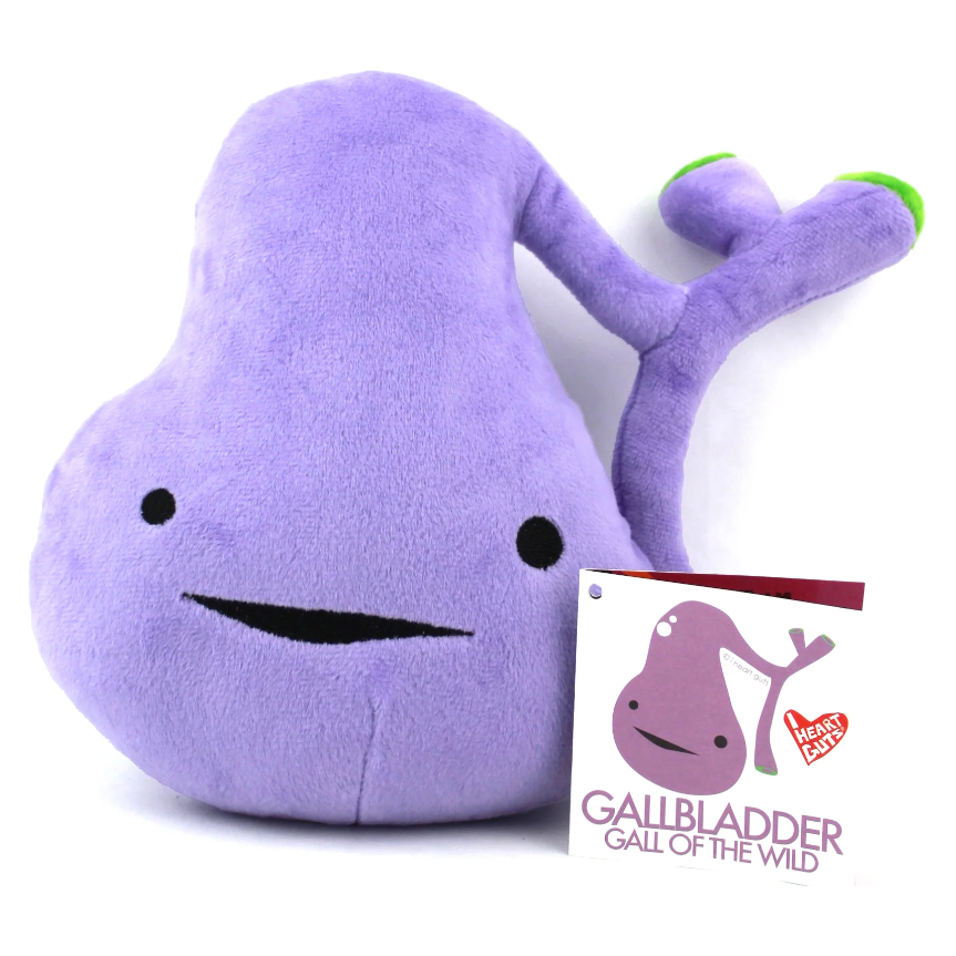 I Heart Guts: Gallbladder Plush Organ