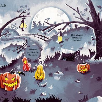 Sparkly Halloween Sticker Book: Usborne