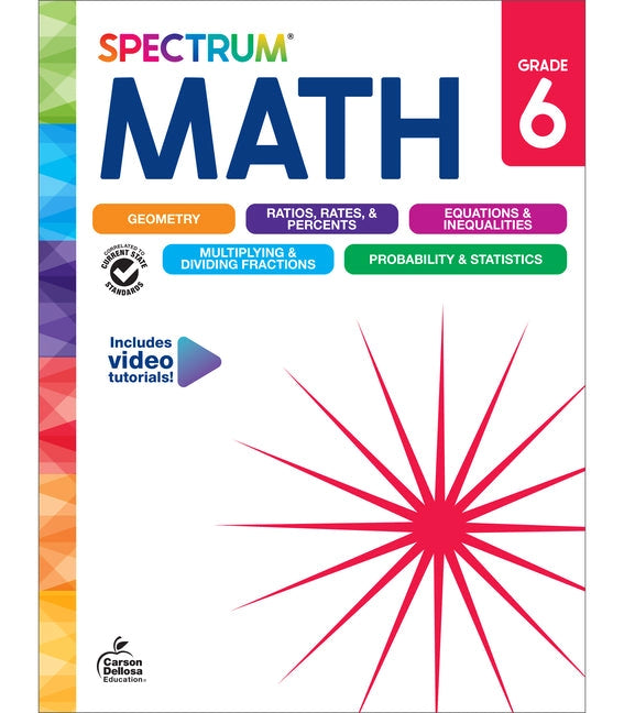 Spectrum: Math Workbook, Grade 6