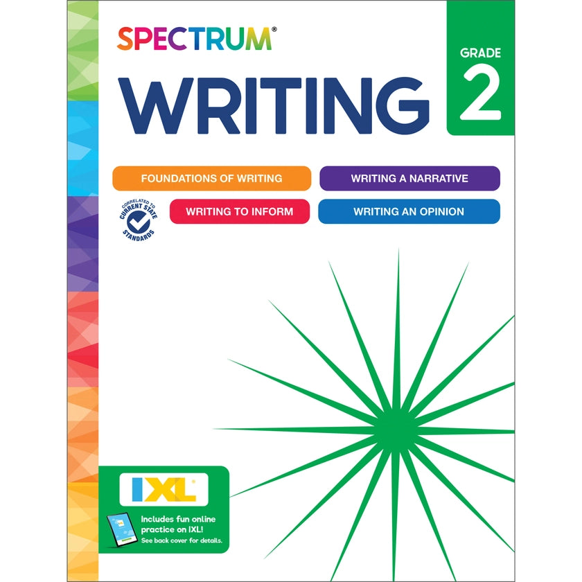 Spectrum: Writing Workbook, Grade 2