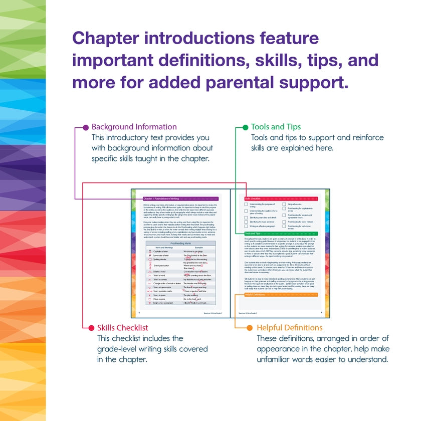 Spectrum: Writing Workbook, Grade 5