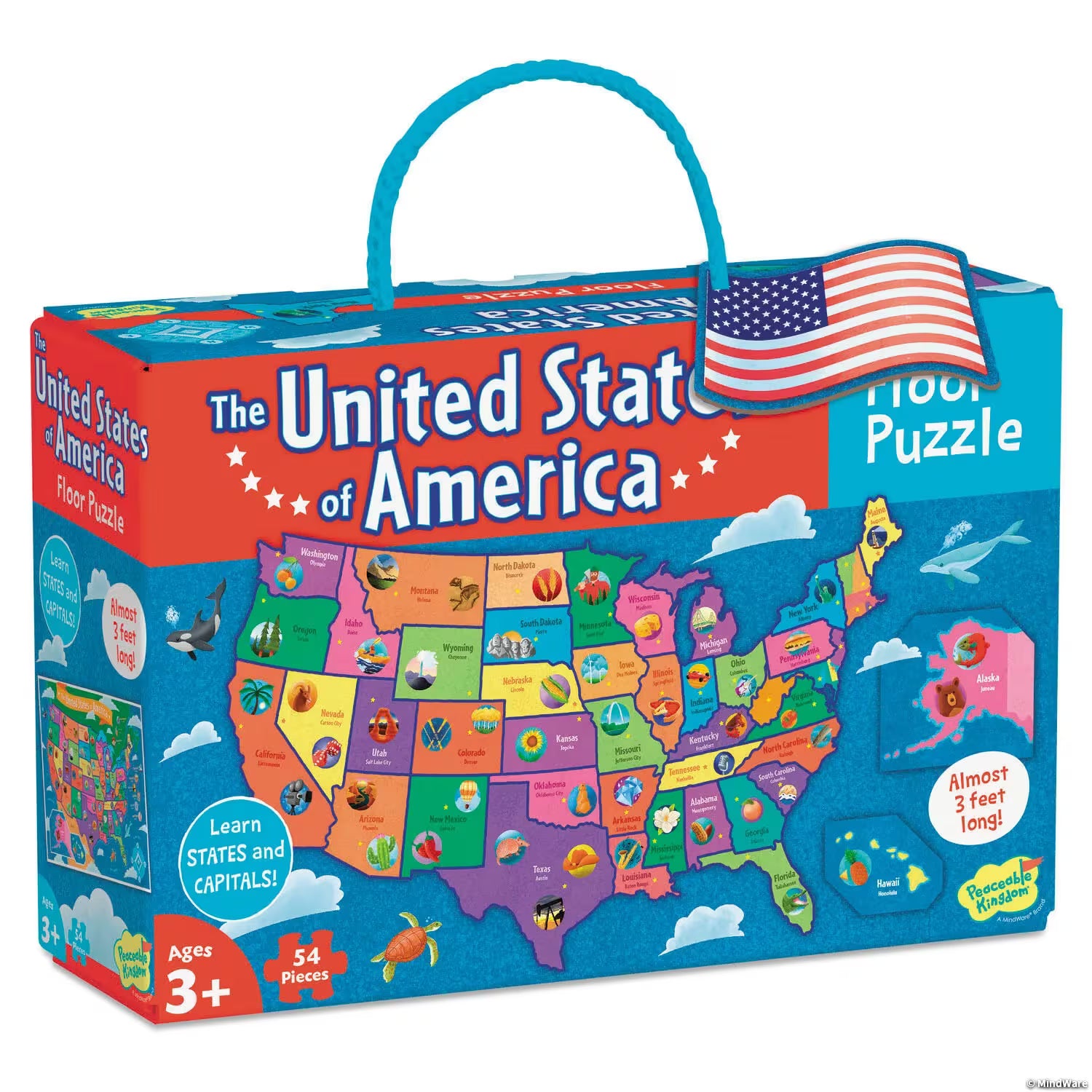 United States of America USA Floor Puzzle