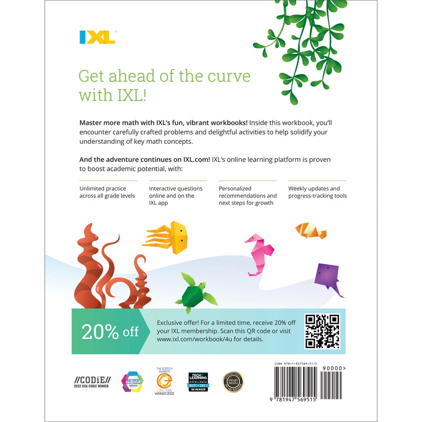 The Ultimate IXL 4th Grade Math Workbook