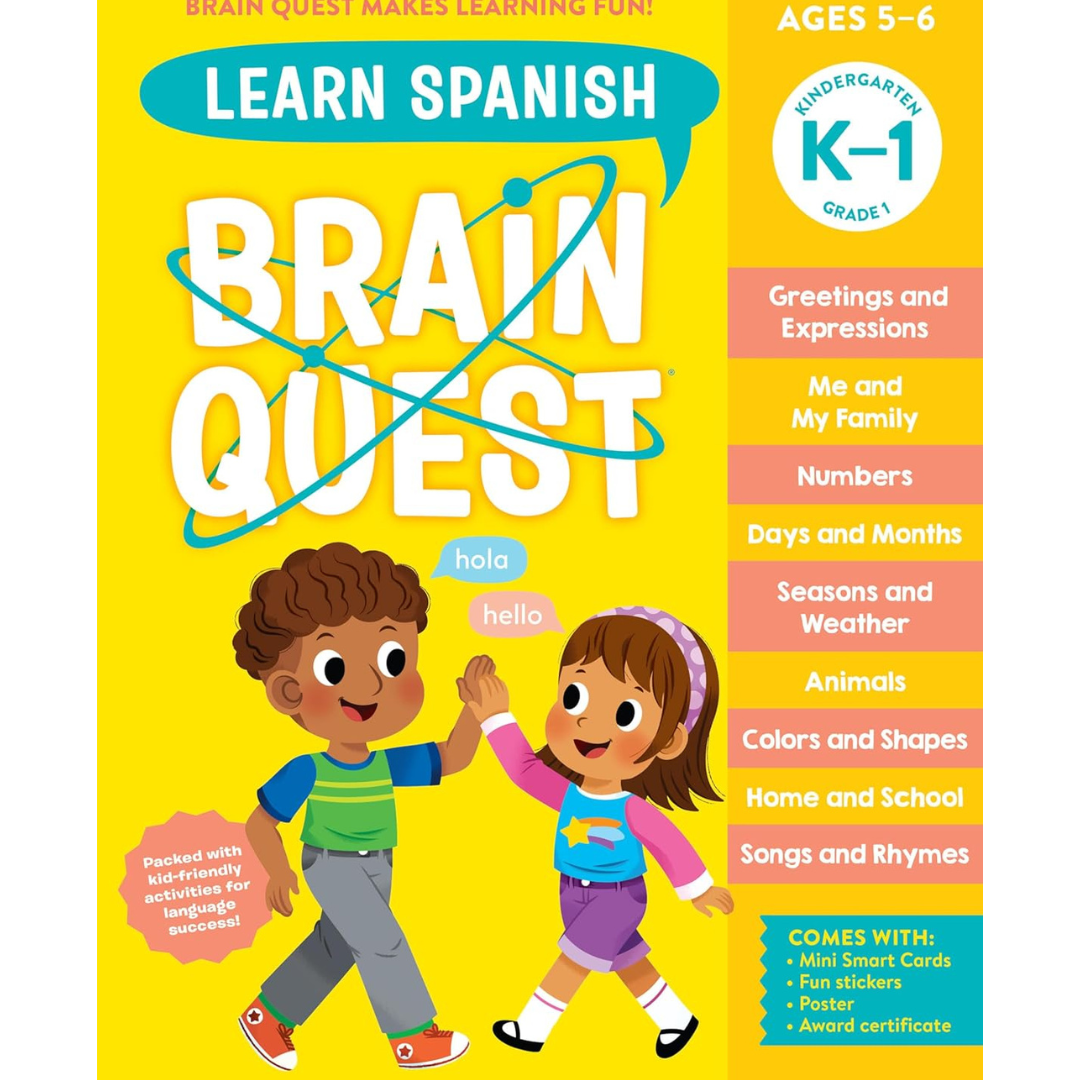 Brain Quest Workbook: Learn Spanish