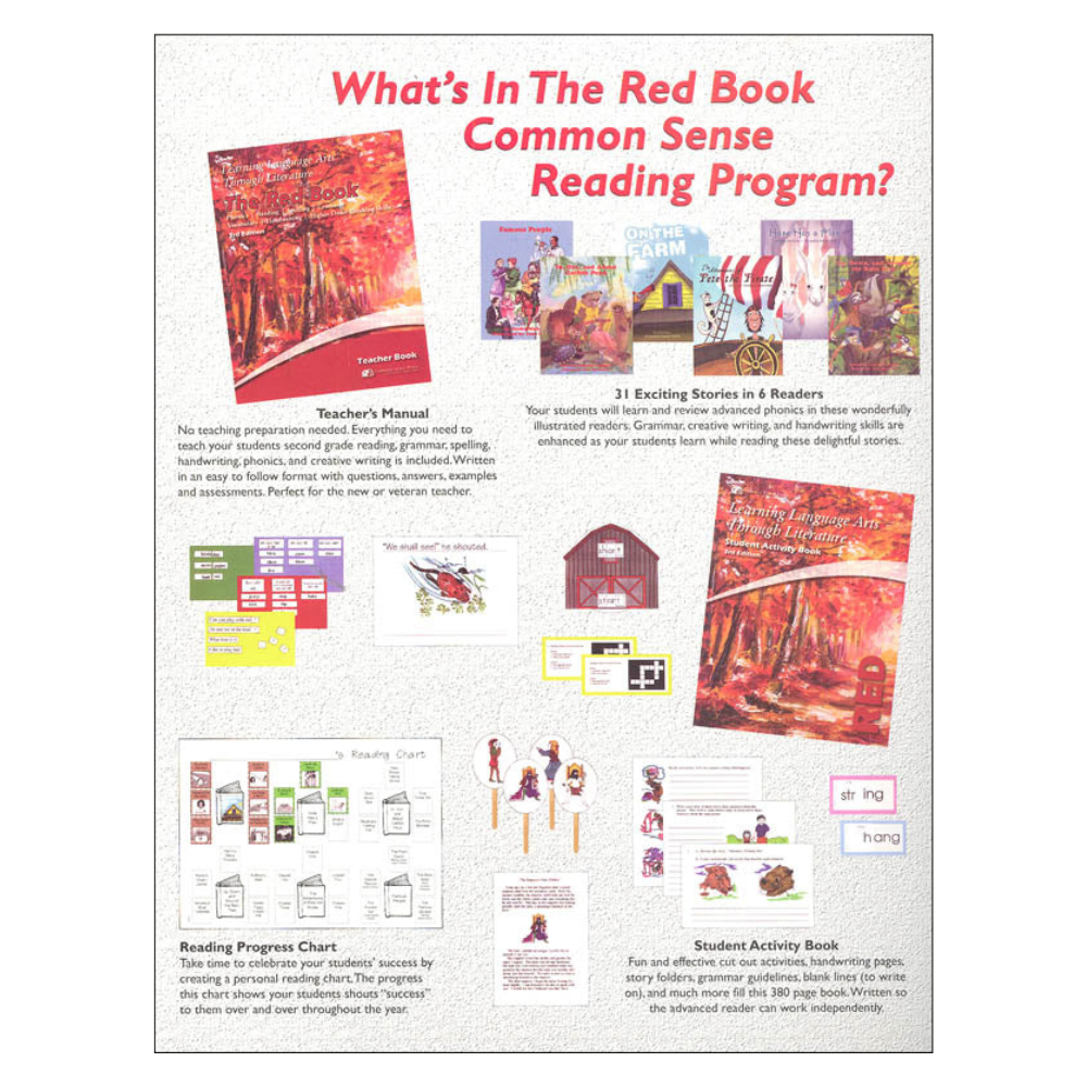 Learning Language Arts Through Literature: Red Program, Grade 2