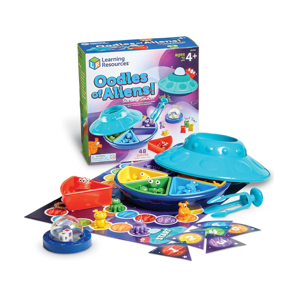 Learning Resources: Oodles of Aliens Sorting Saucer