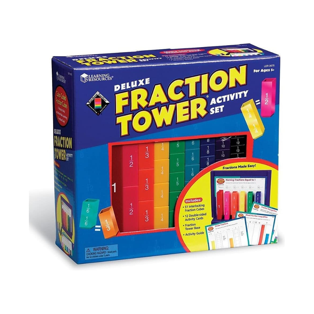 Deluxe Fraction Tower Math Set