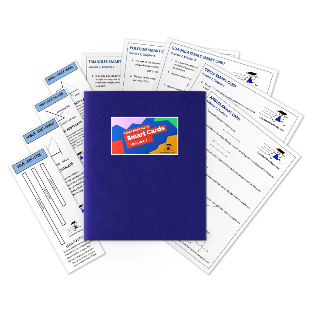 Learn Math Fast: Smart Cards (goes w/ Vol 7)