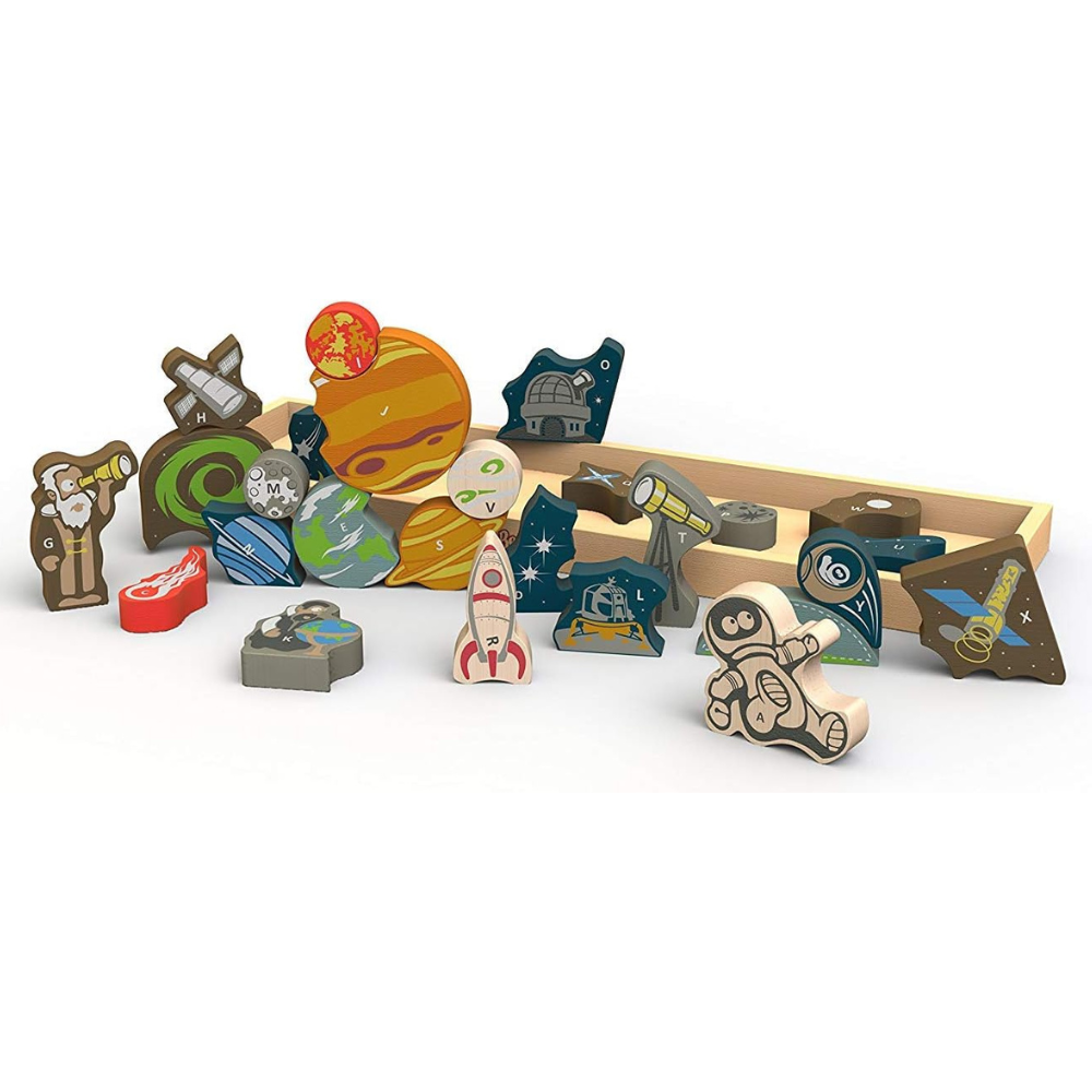 Begin Again: Space A to Z Wooden Puzzle