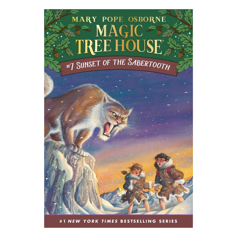 Magic Tree House Novel: Sunset of the Sabertooth