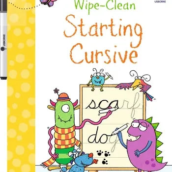 Wipe-Clean Starting Cursive: Usborne