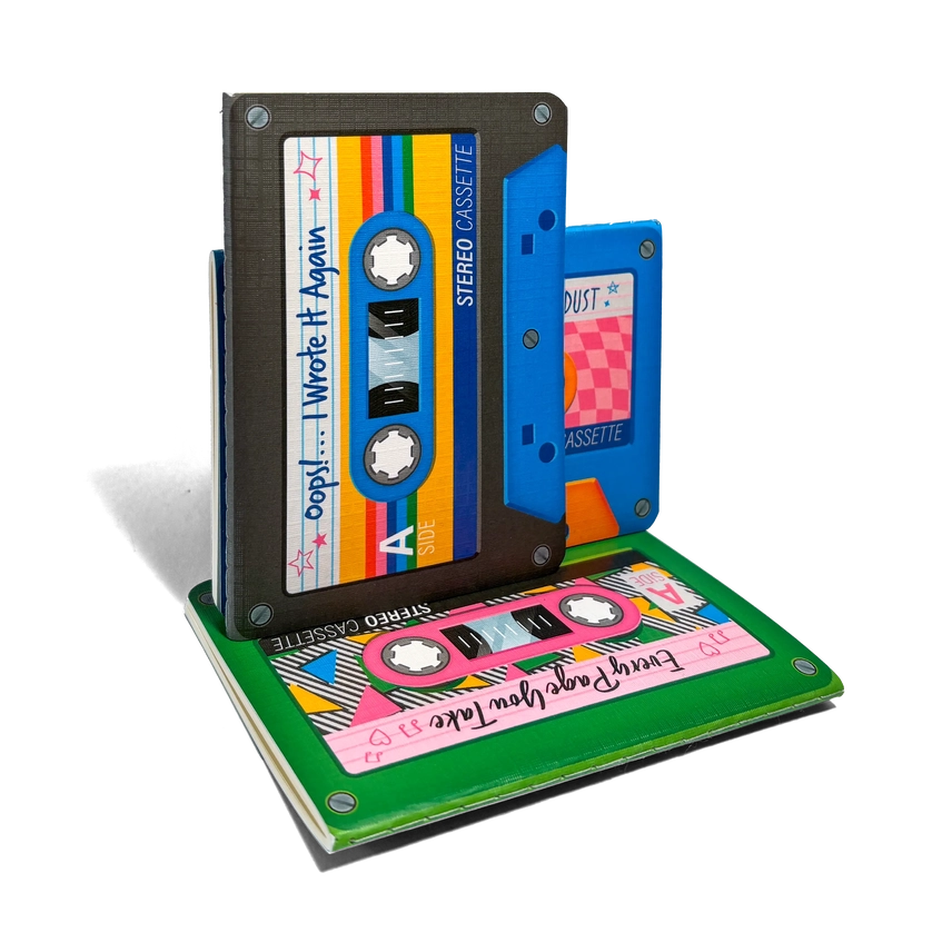 Rewind Retro Mini Notebooks - Set of 3