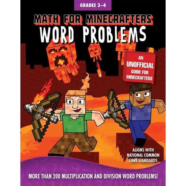 Math For Minecrafters Word Problems: Grades 3-4