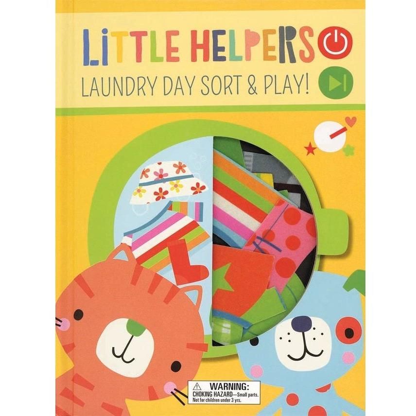 Little Helpers: Laundry Day Sort & Play! Hardback Book
