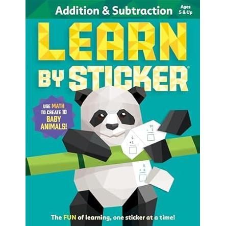 Learn by Sticker: Addition and Subtraction