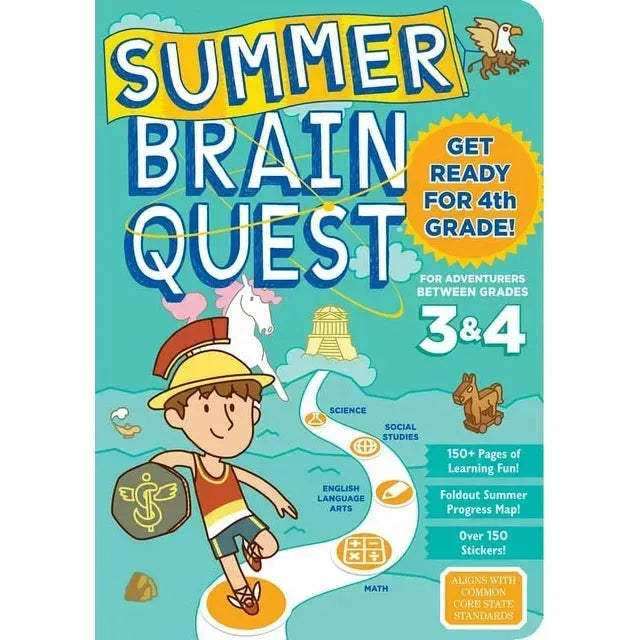 Brain Quest Summer Workbook 3 & 4