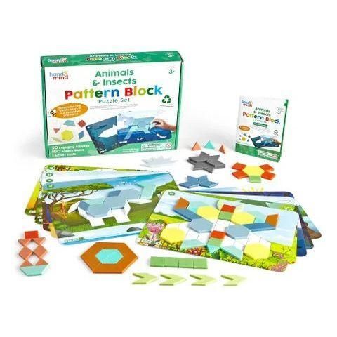Animals & Insects Pattern Block Puzzle Set