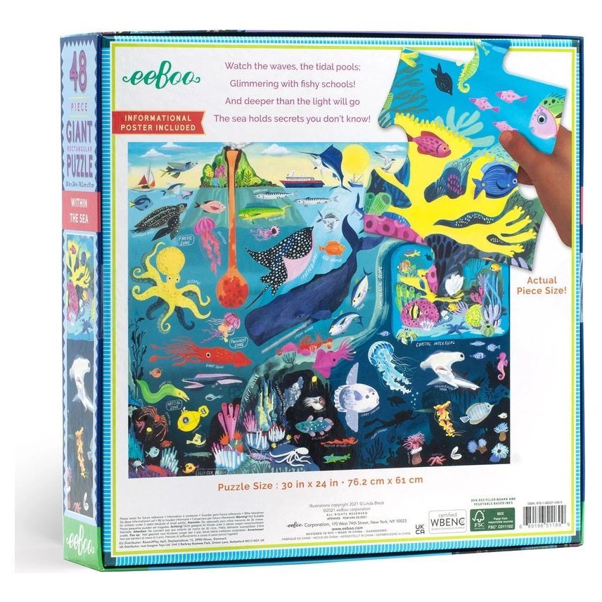 Within the Sea 48 Piece Giant Puzzle