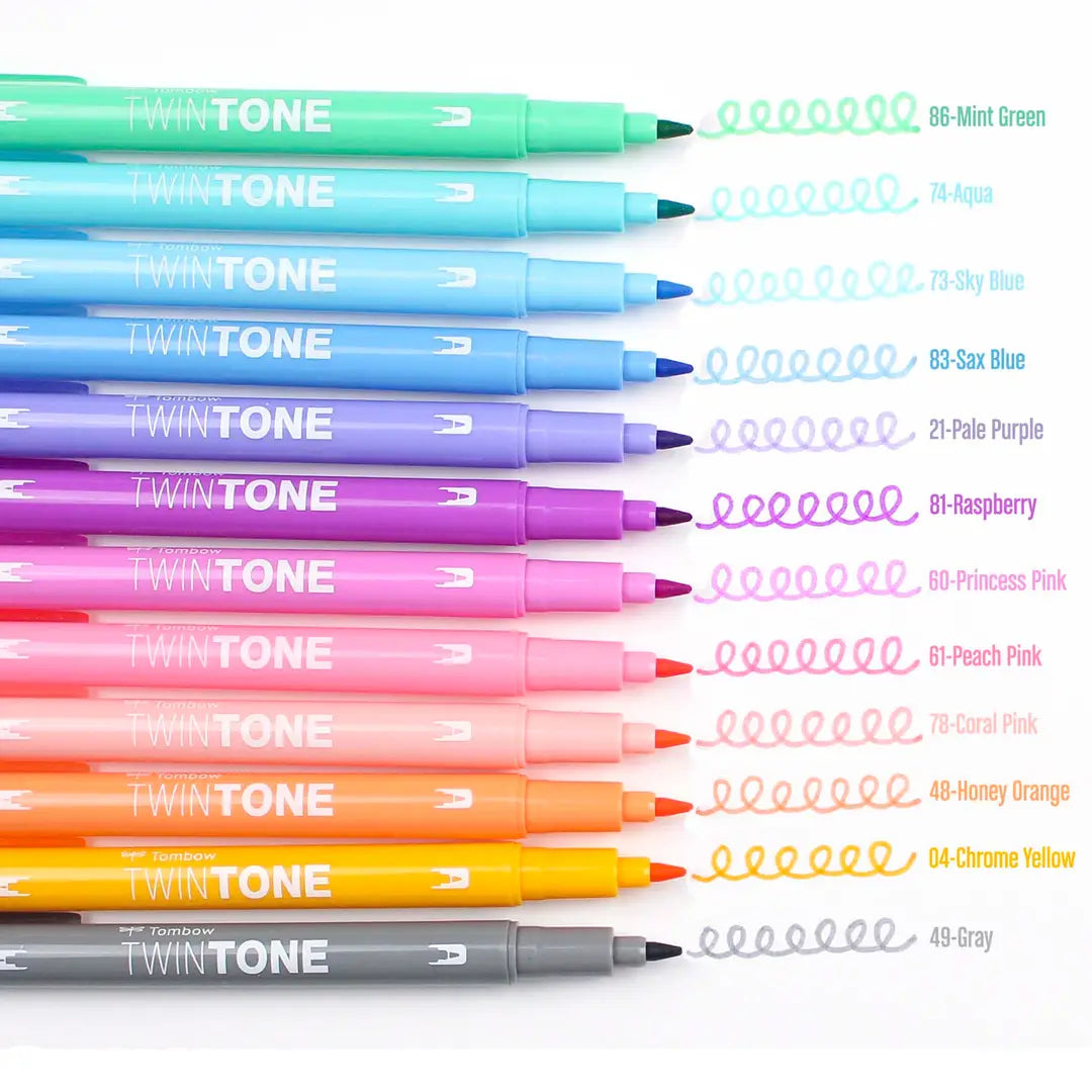 Tombow TwinTone Pastel
