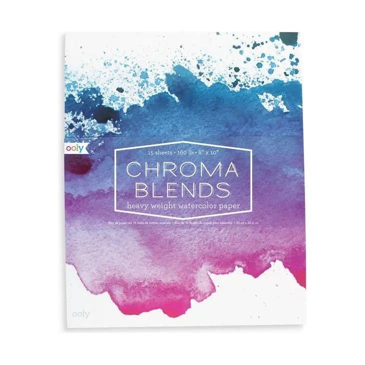 OOLY: Chroma Blends Watercolor Pad 8x10