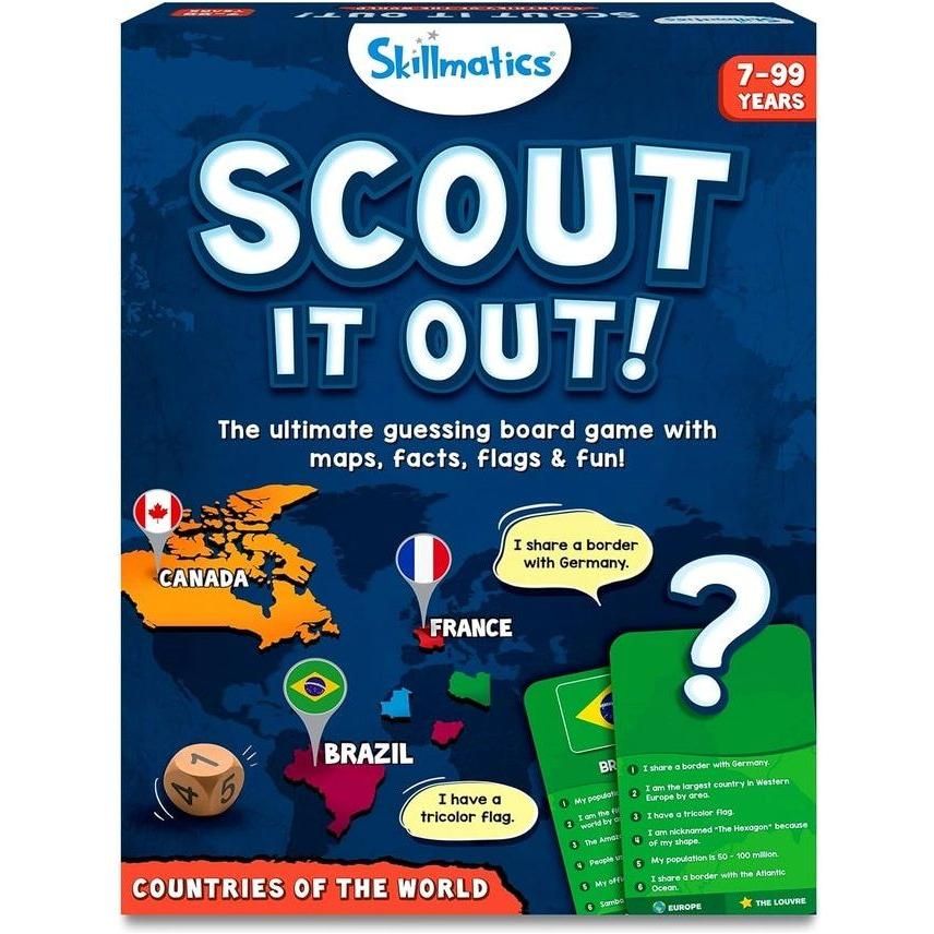Scout It Out Countries of the World Board Game