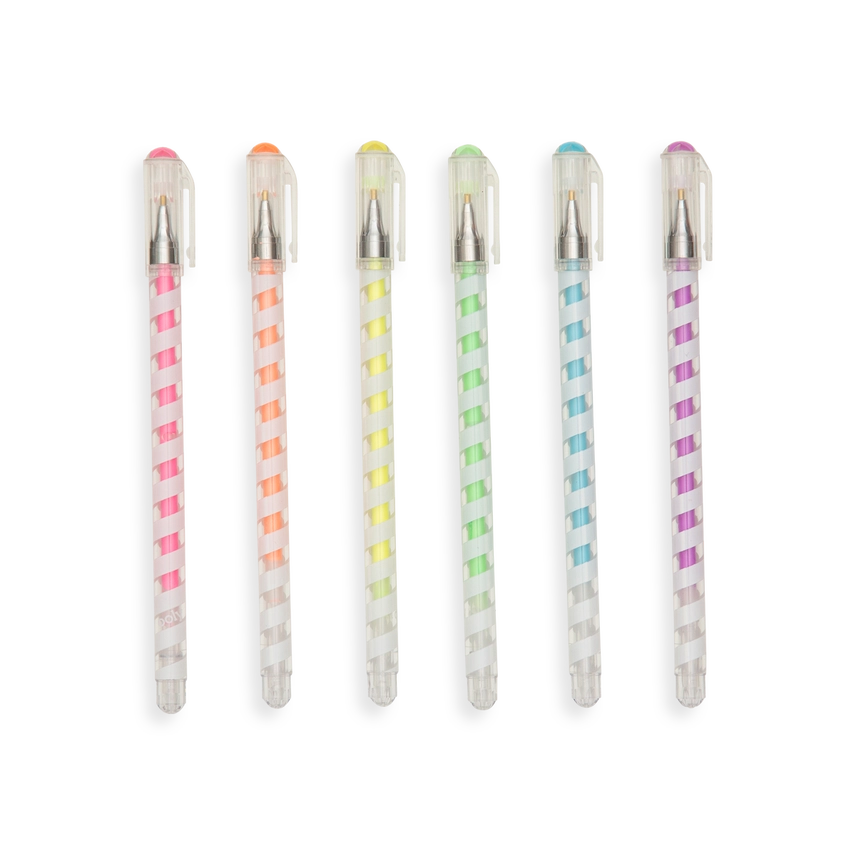 Totally Taffy Scented Colored Gel Pens - Set of 6