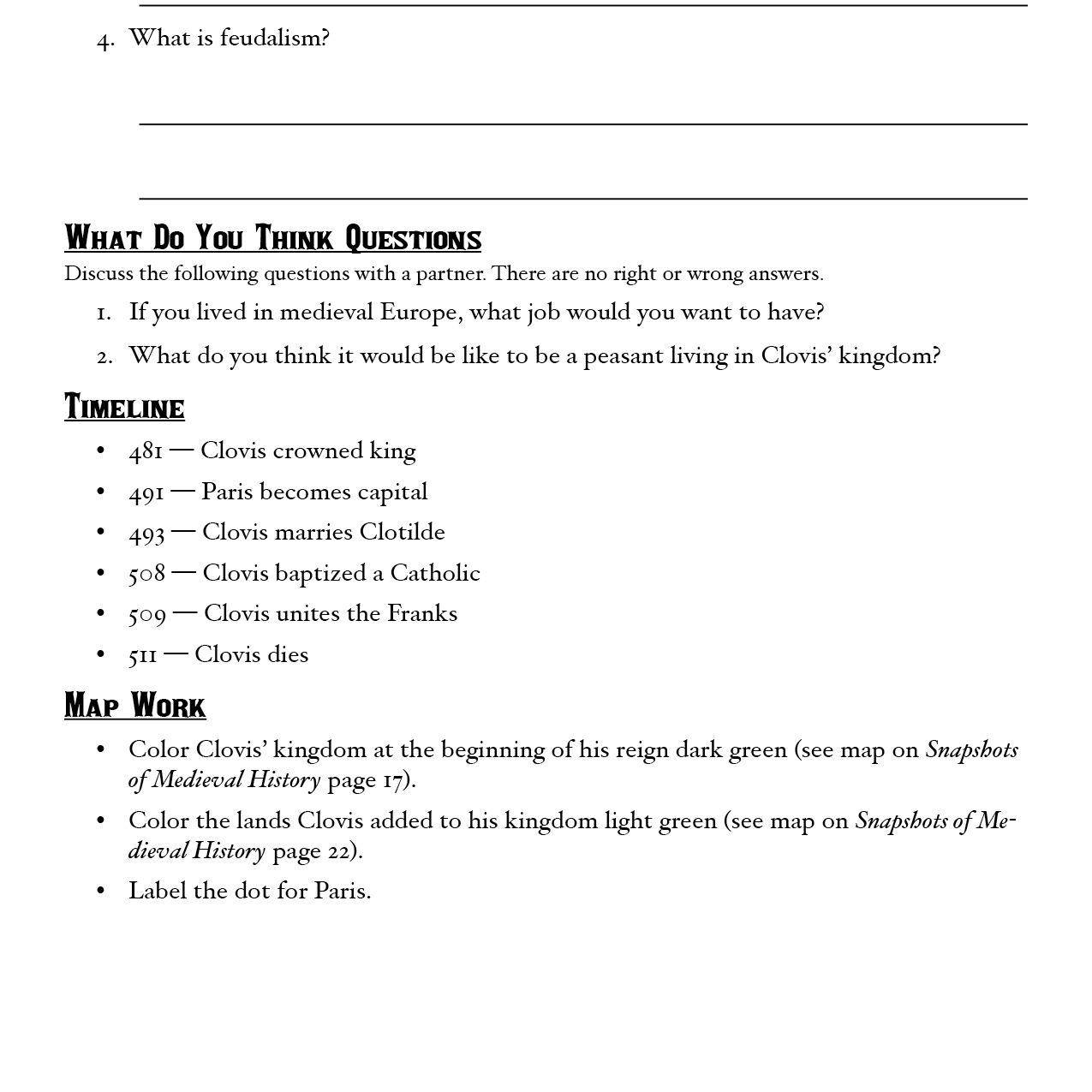 Curiosity Chronicles: Snapshots of Medieval History Bundle