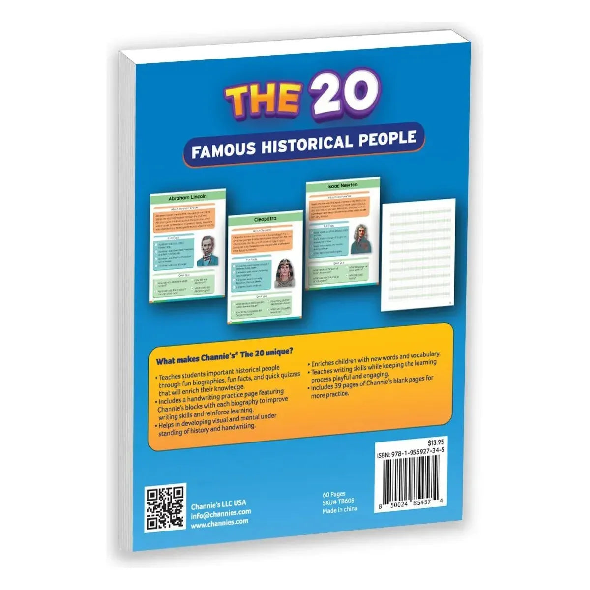 Channie's TOP 20 Series- FAMOUS HISTORICAL PEOPLE