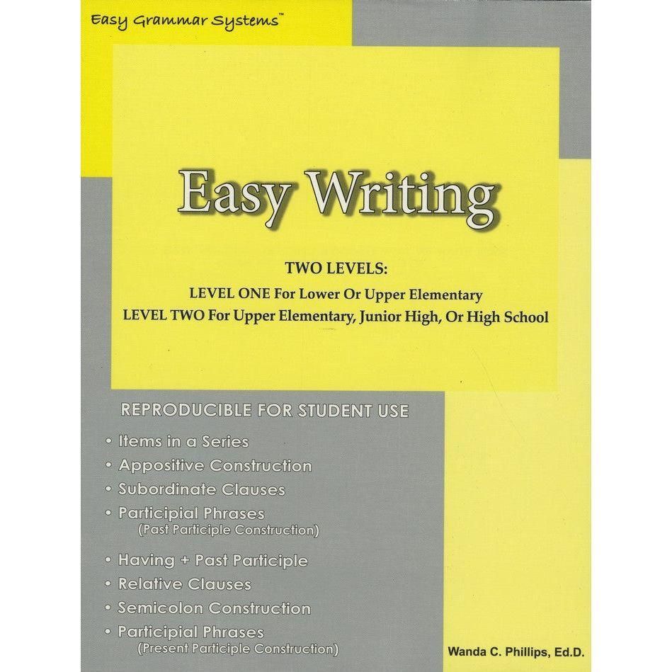 Easy Writing Two Levels Teacher Editions