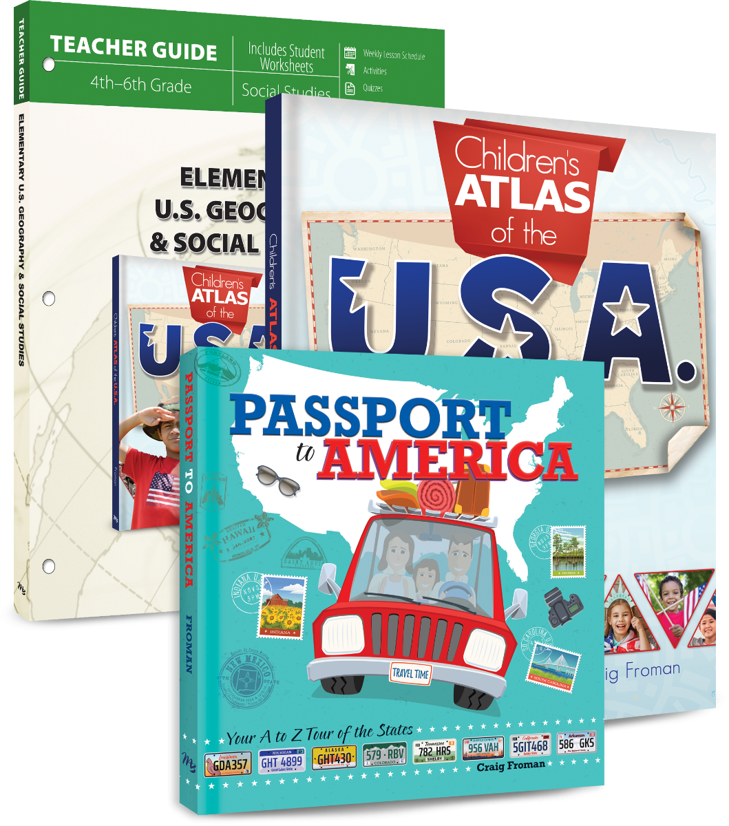 Masterbooks Elementary U.S. Geography & Social Studies (Curriculum Pack))