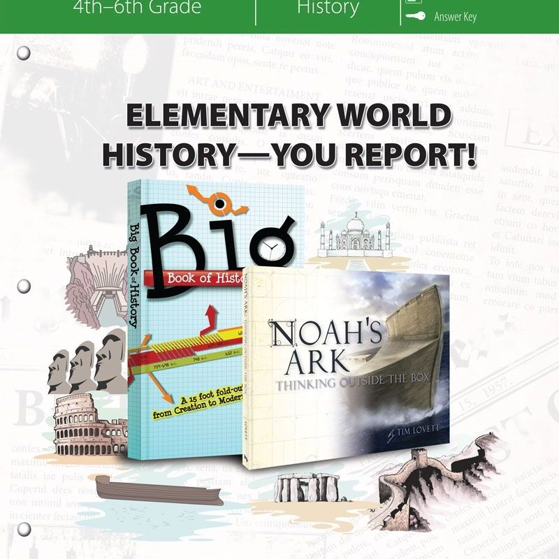 Masterbooks Elementary World History You Report! Package