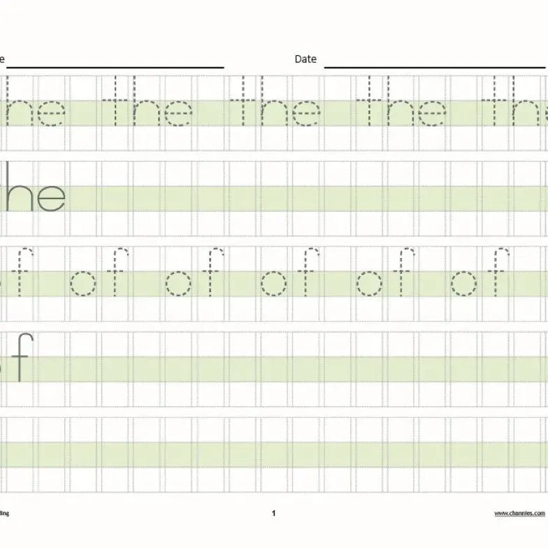 Channie's: Easy Peasy Sight Word Workbook