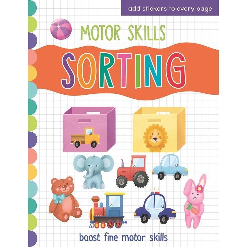 Motor Skills: Sorting Sticker Book Workbook