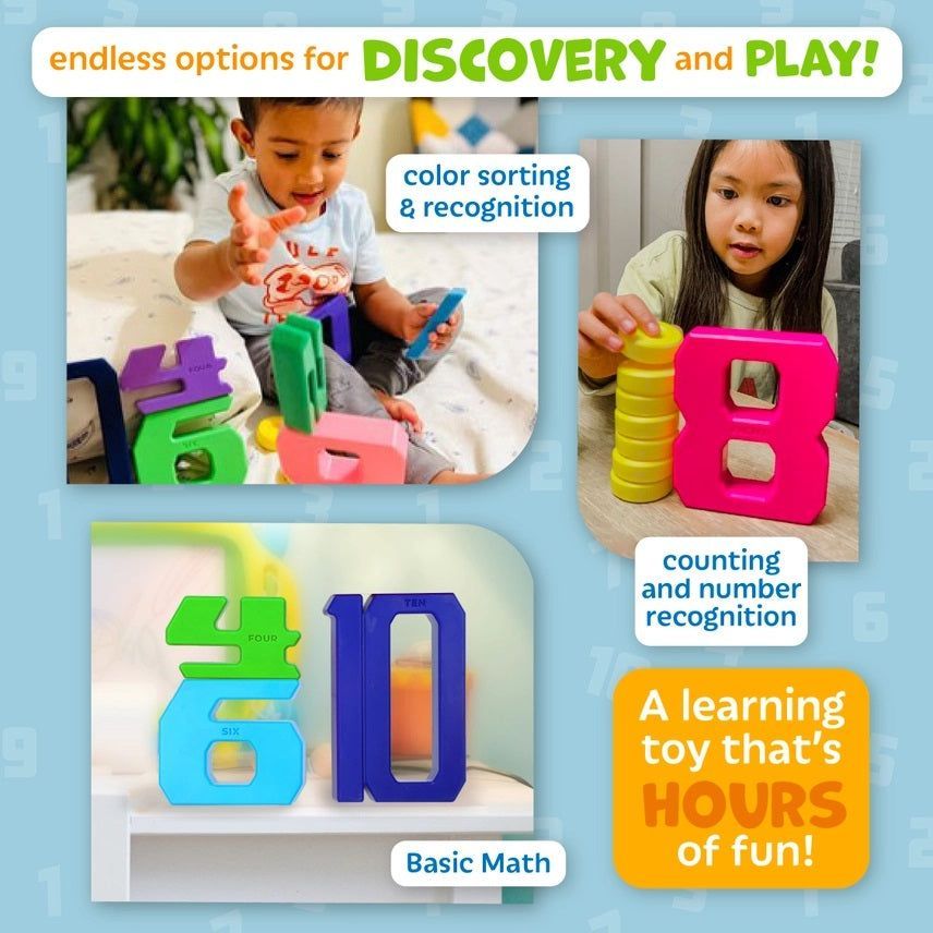 Number Blocks Preschool Learning Activities