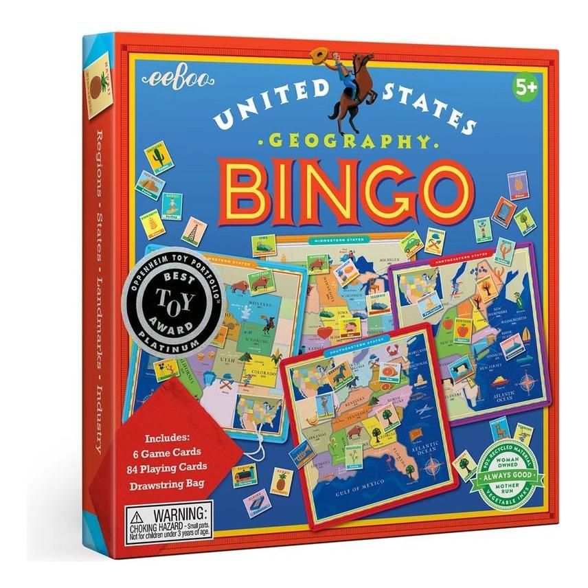 United States Geography Bingo