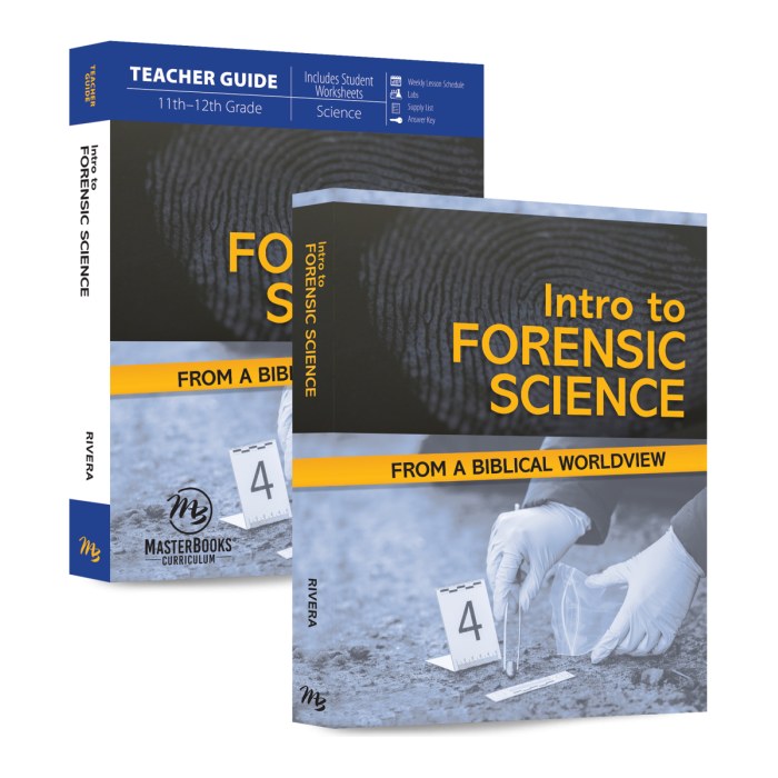 Masterbooks: Intro to Forensic Science Set