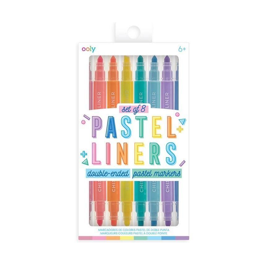 OOLY: Pastel Liners Double-Ended Markers
