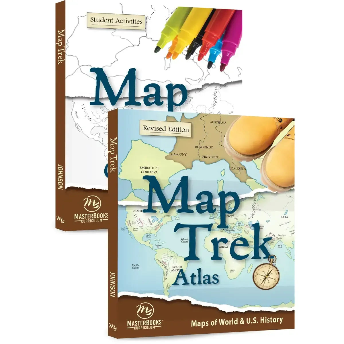 Masterbooks: Map Trek Atlas Set